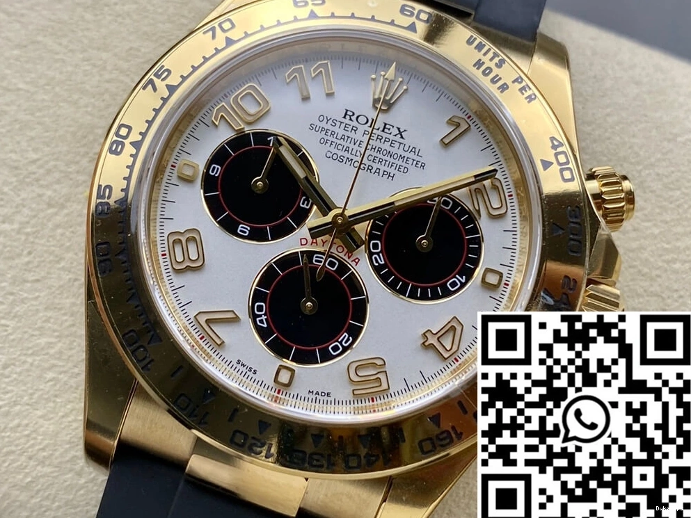 Clean 116528 Gold Yellow Cosmograph Rolex Daytona Factory 0415